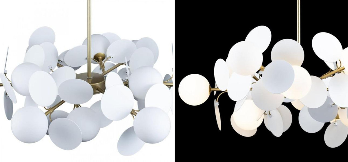 Люстра MATISSE Chandelier White 12 ламп