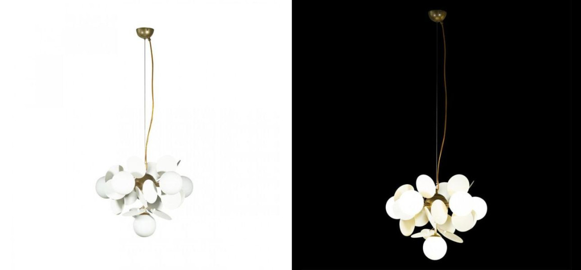 Люстра MATISSE Chandelier White 6 ламп