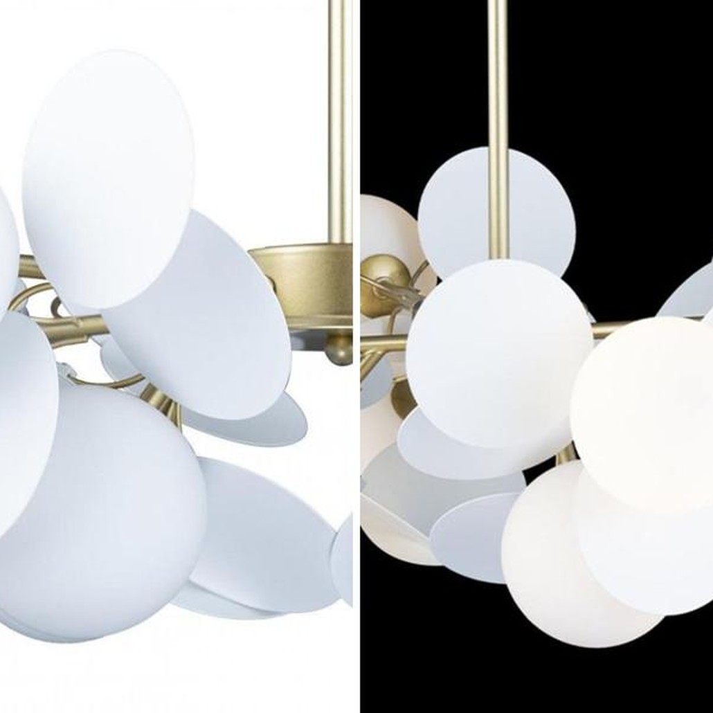 Люстра MATISSE Chandelier White 8 ламп