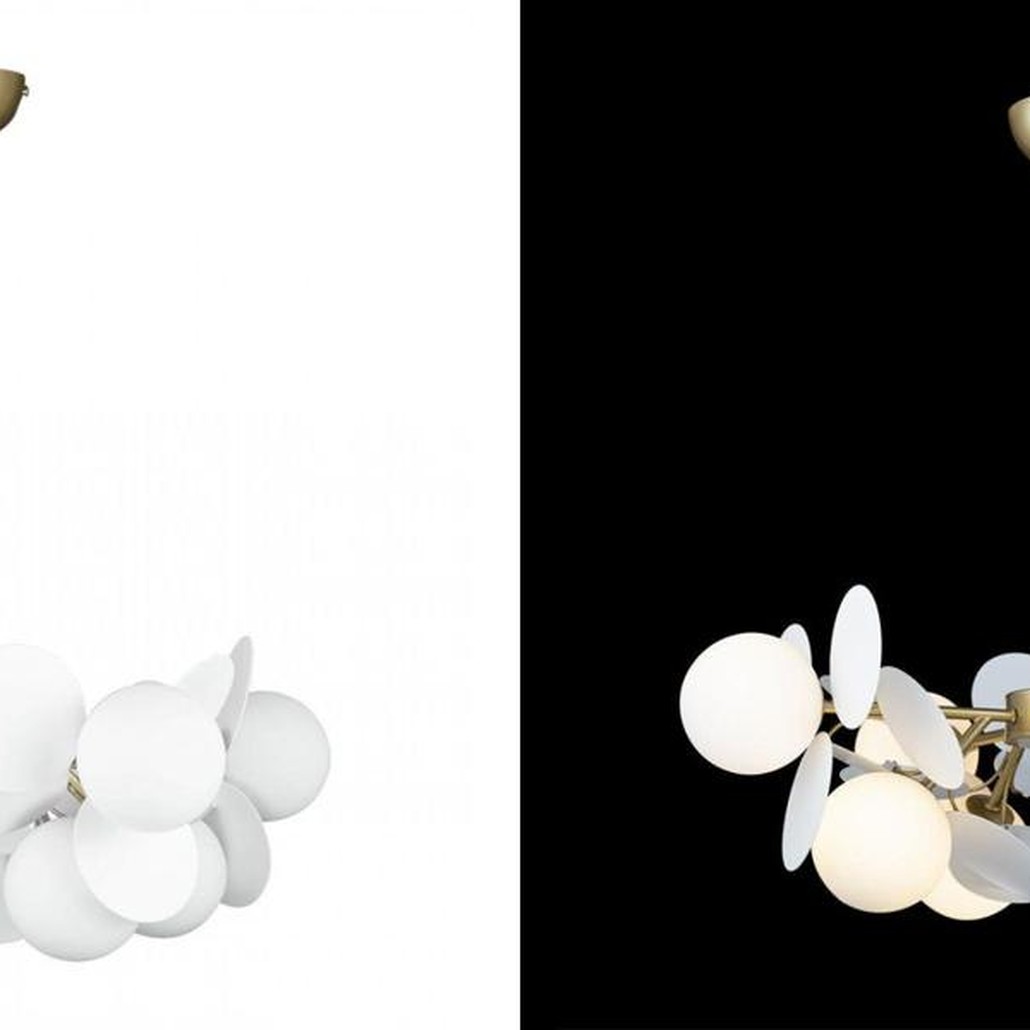 Люстра MATISSE Chandelier White 8 ламп