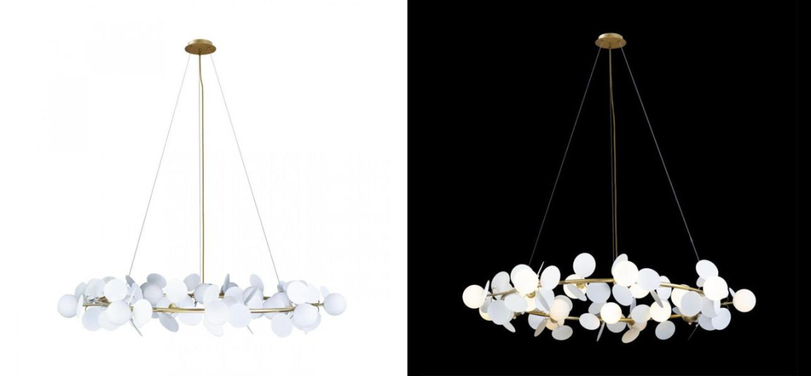 Люстра MATISSE Chandelier White диаметр 130
