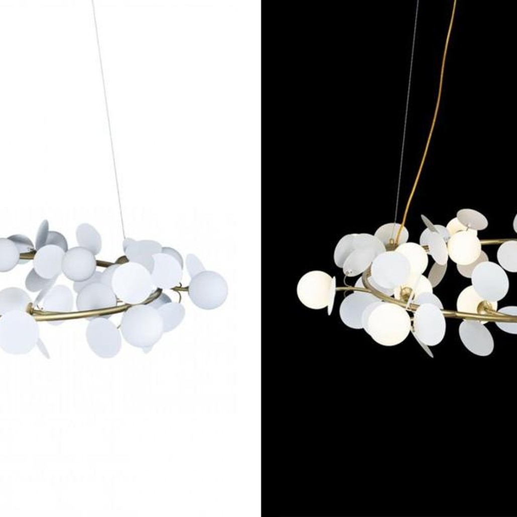 Люстра MATISSE Chandelier White диаметр 130