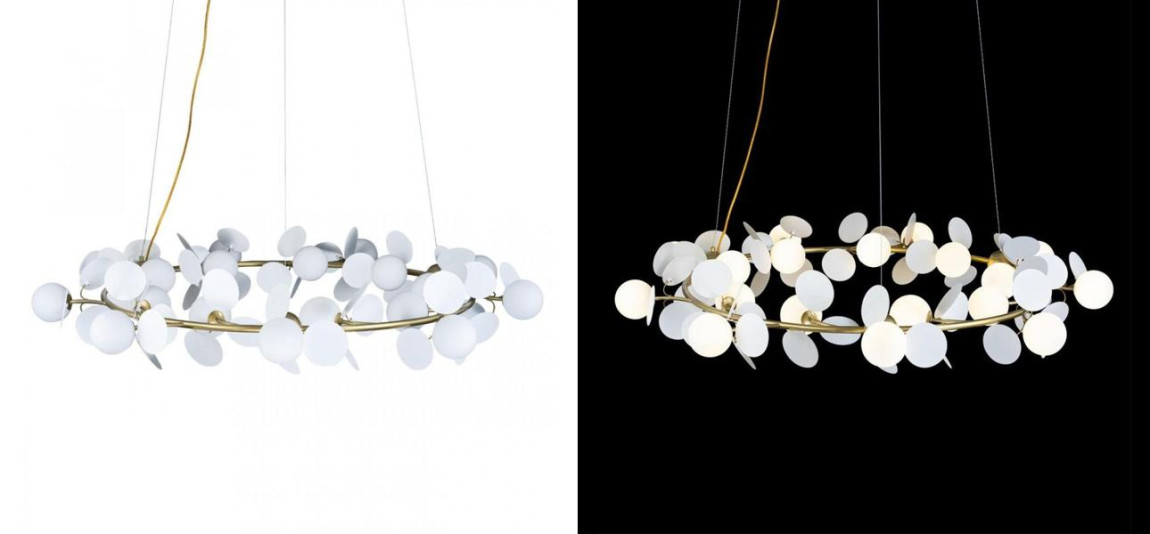 Люстра MATISSE Chandelier White диаметр 130