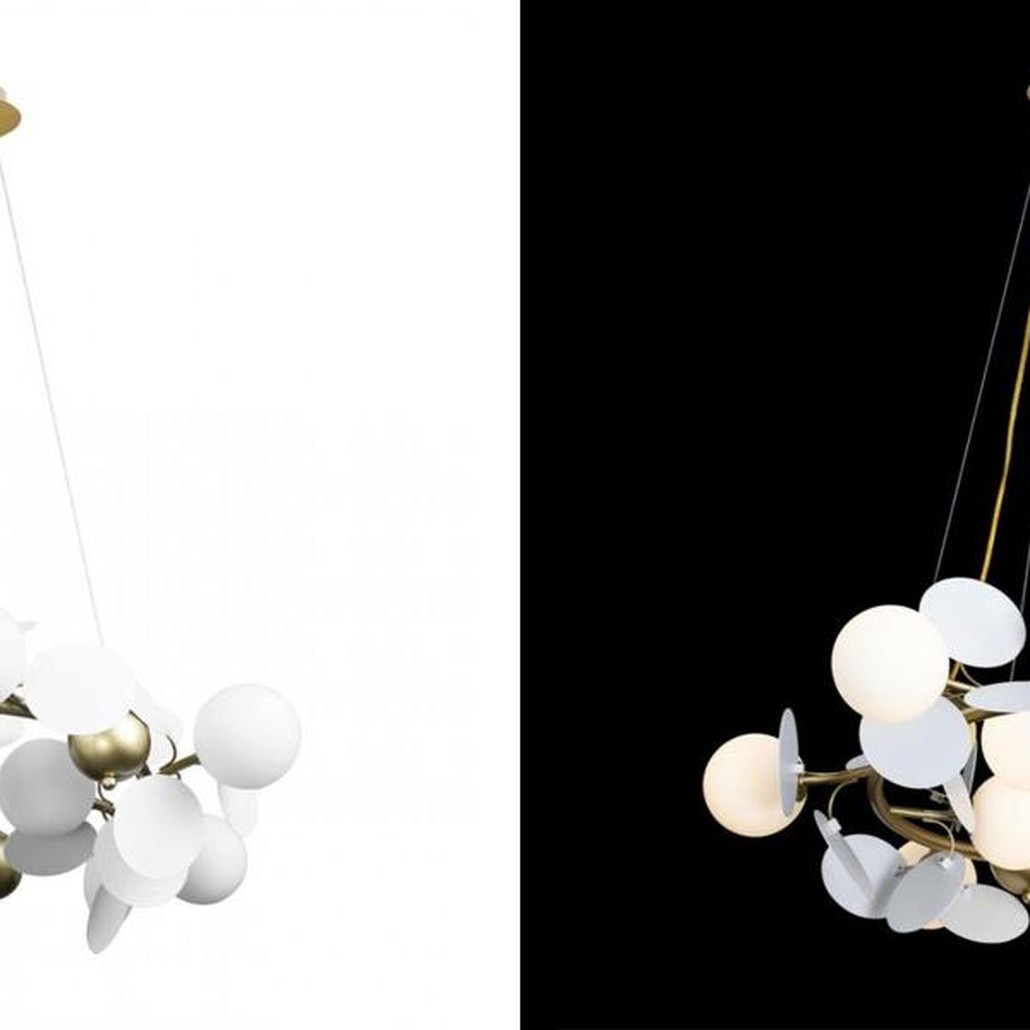 Люстра MATISSE Chandelier White диаметр 70