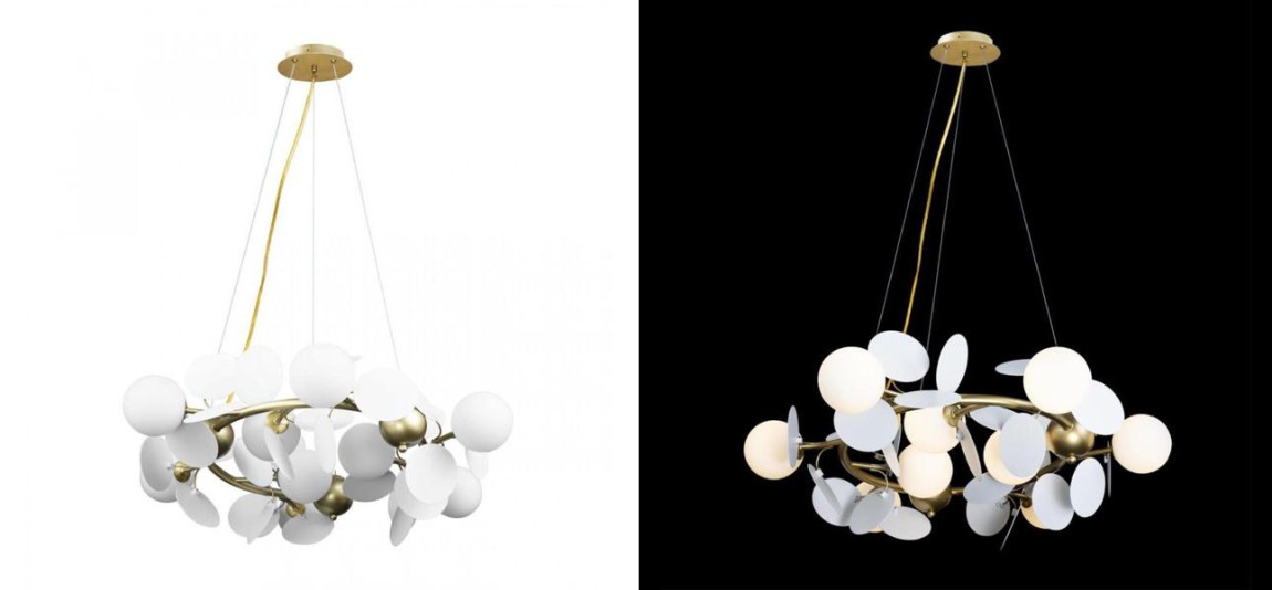 Люстра MATISSE Chandelier White диаметр 70