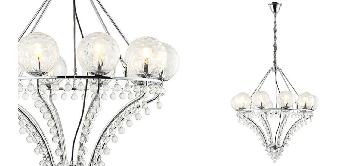 Люстра Melaine Chandelier chrome