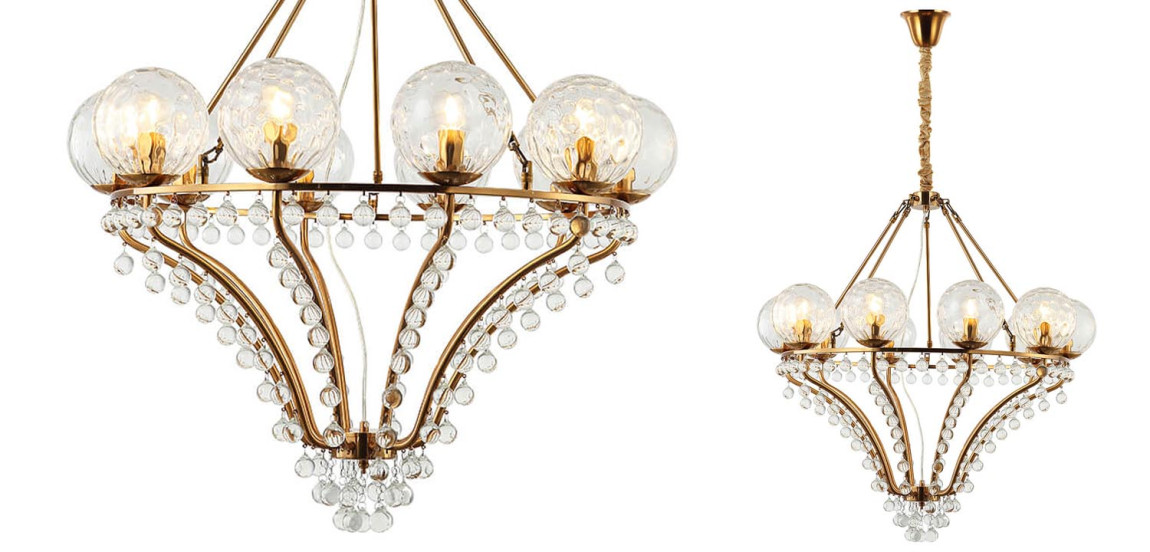 Люстра Melaine Chandelier gold