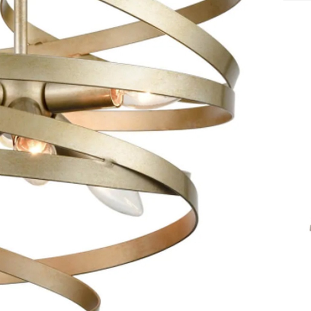 Люстра Metal Curly Ribbon