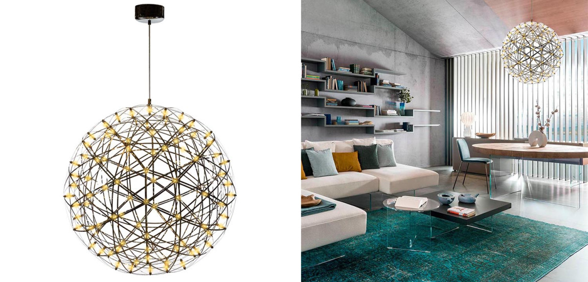 Люстра Moooi 3D Sphere Yellow lamp L