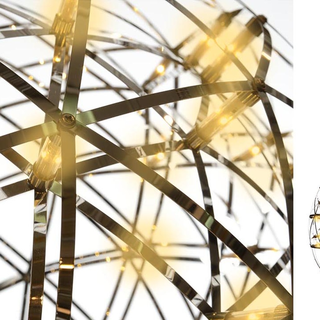 Люстра Moooi 3D Sphere Yellow lamp M