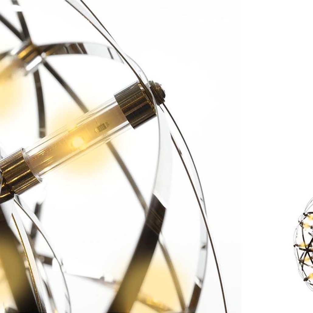 Люстра Moooi 3D Sphere Yellow lamp S