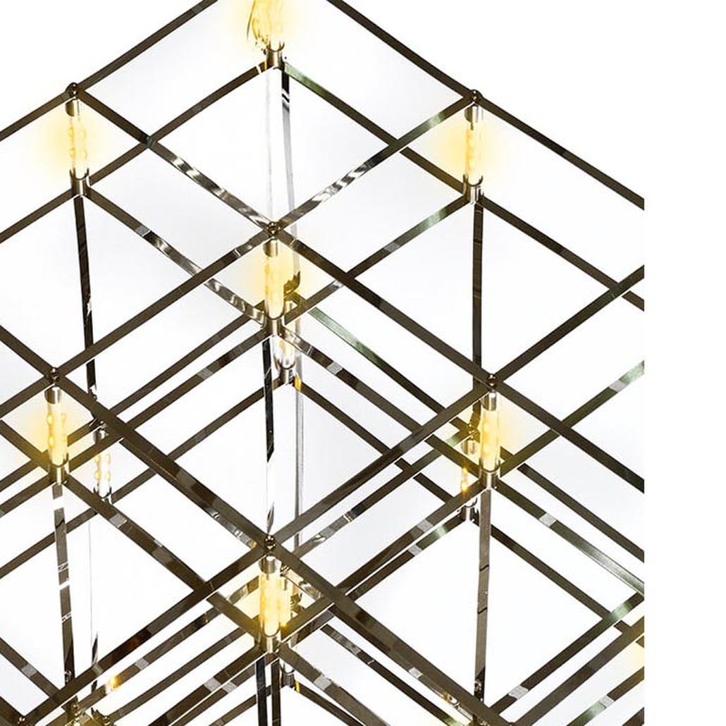 Люстра Moooi Tesseract Yellow lamp S