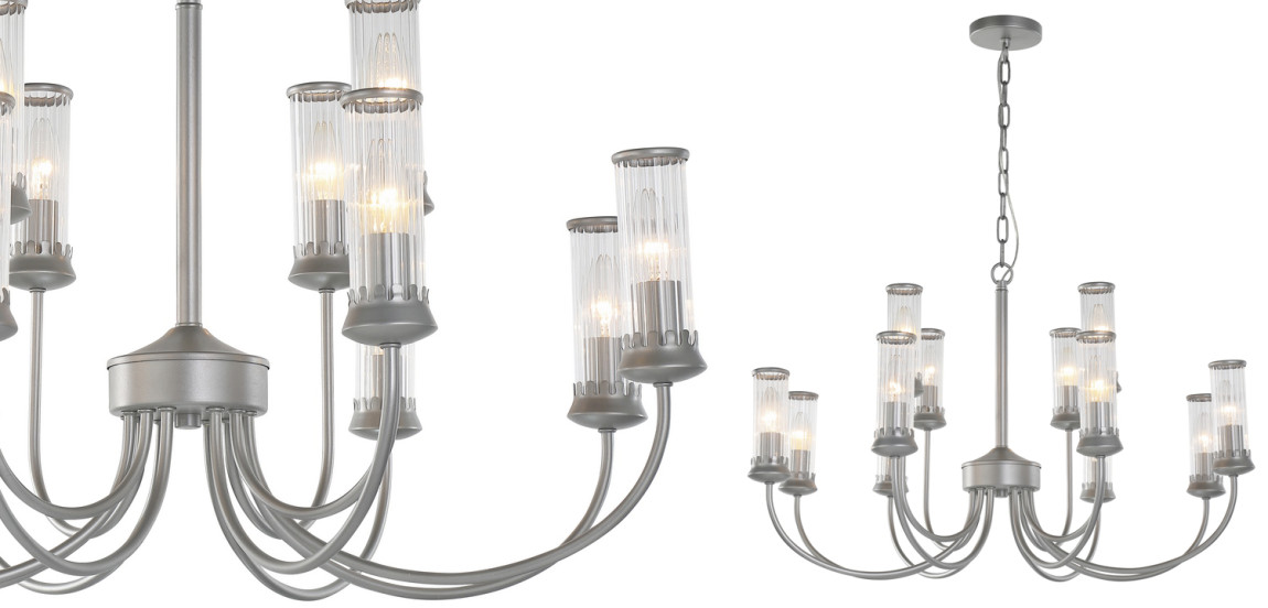 Люстра Morgane Chandelier silver 78