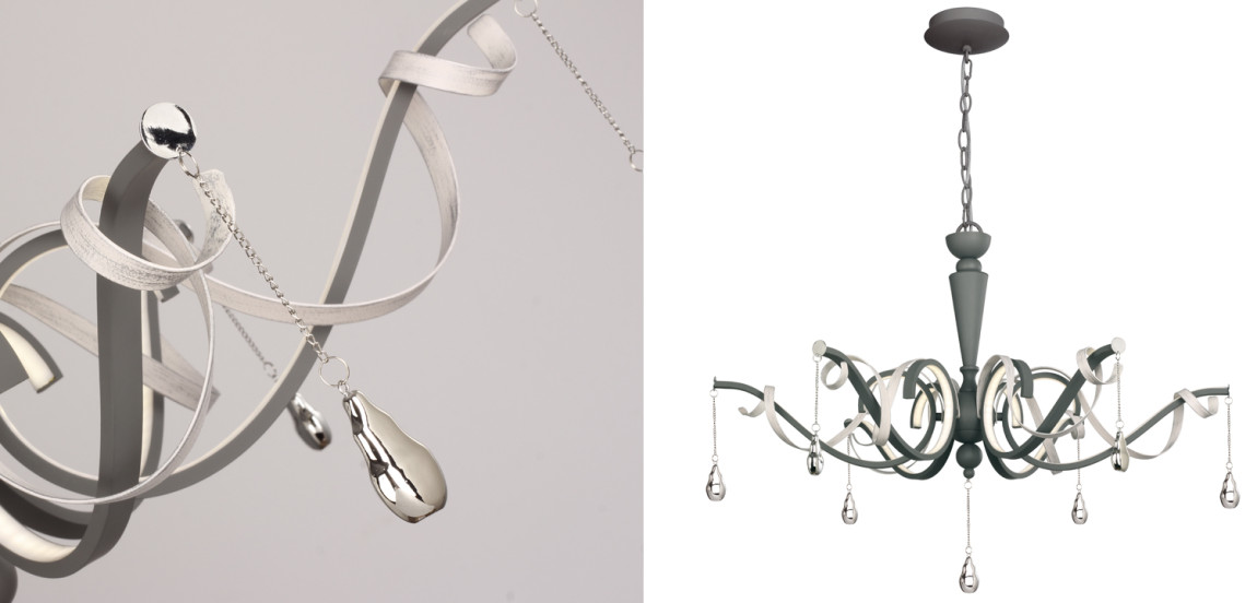 Люстра Morris Chandelier black
