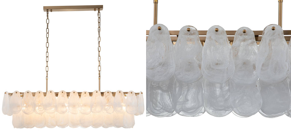 Люстра Musturd Латунь с Матовым стеклом