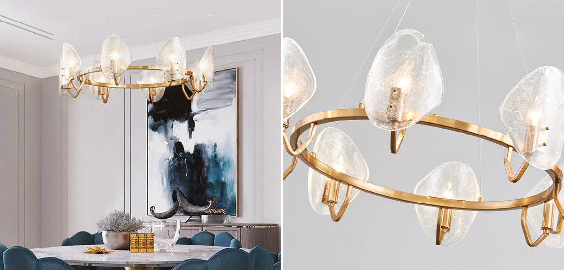 Люстра Nazaire Glass Chandelier