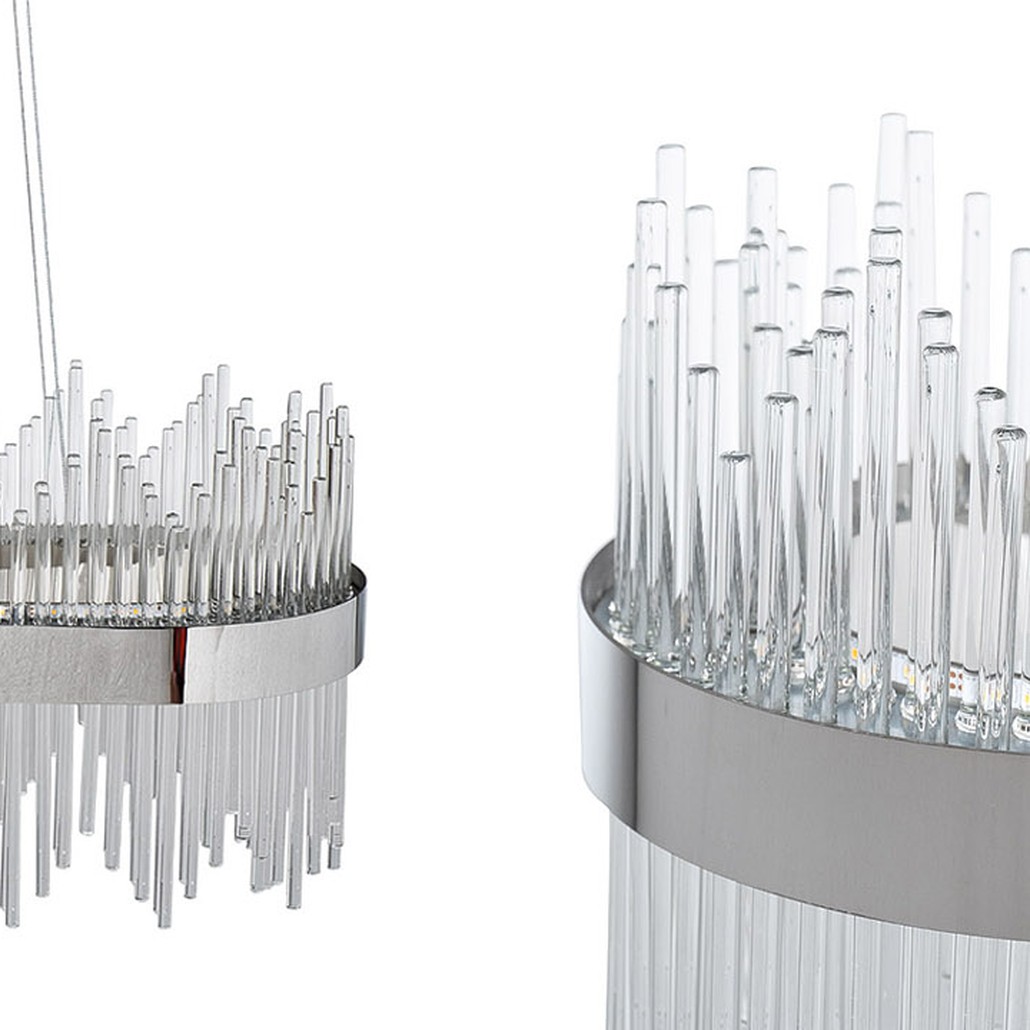 Люстра Nembus Chandelier 80 chrome