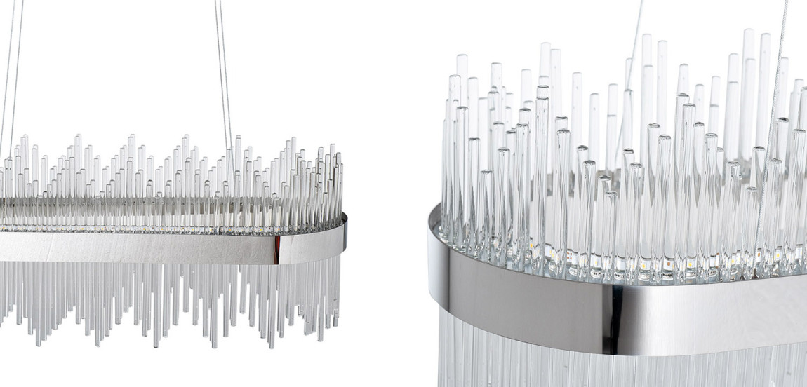 Люстра Nembus Chandelier 80 chrome