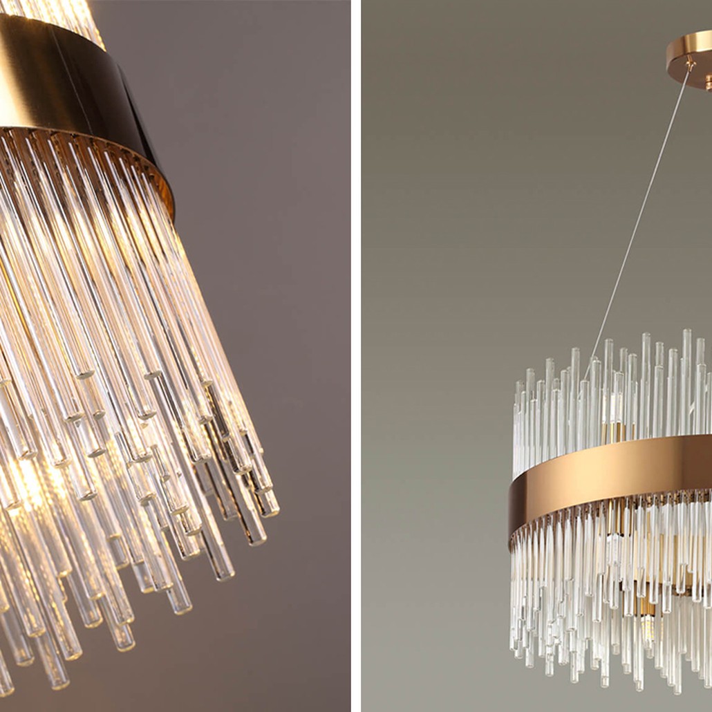 Люстра Nembus Chandelier Gold Circle