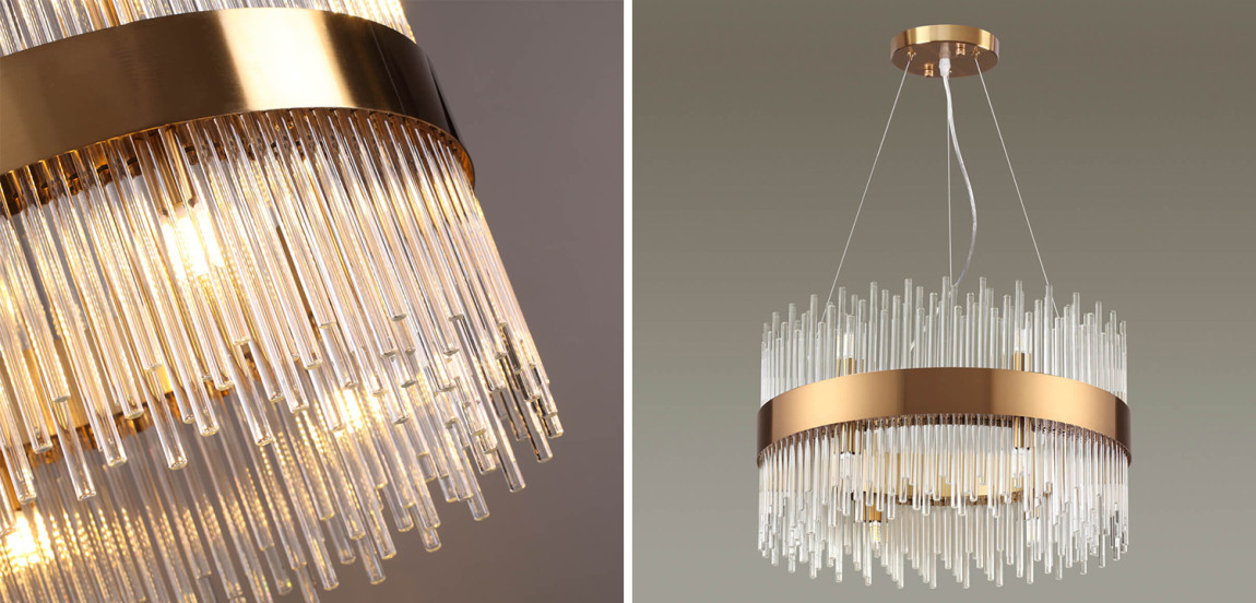 Люстра Nembus Chandelier Gold Circle