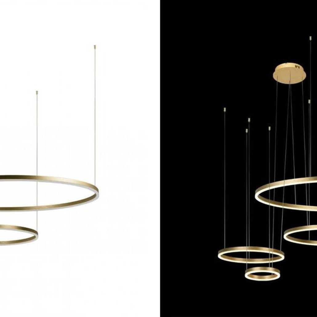 Люстра Neo Circles Gold II