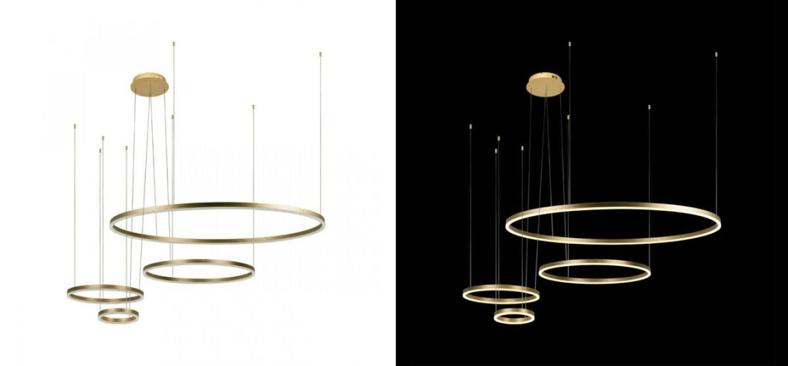Люстра Neo Circles Gold II