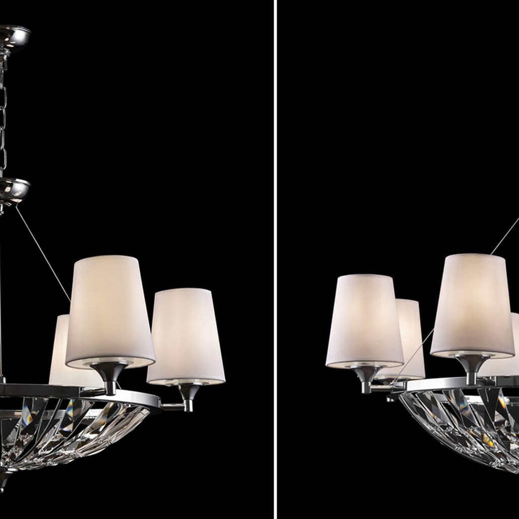 Люстра Odarnat Chandelier chrome