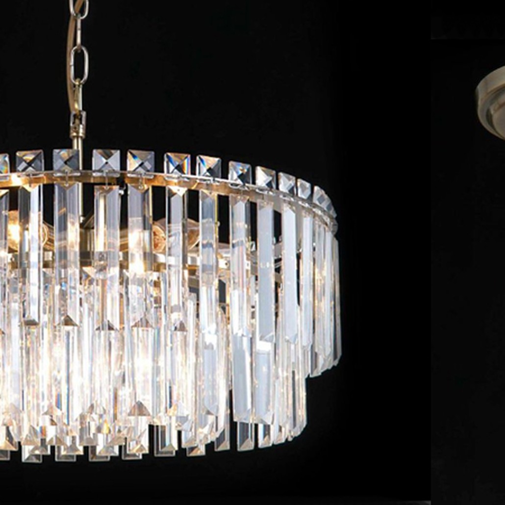 Люстра Odeon Chandelier Прозрачное Стекло