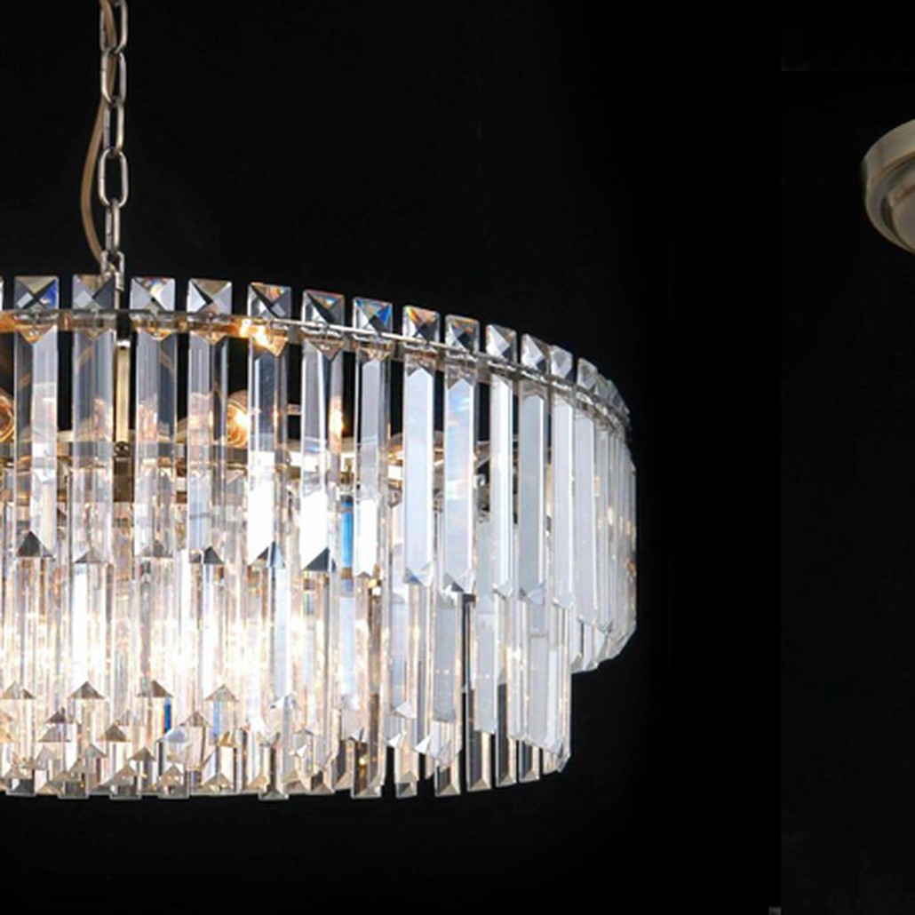Люстра Odeon Chandelier Прозрачное Стекло диаметр 62
