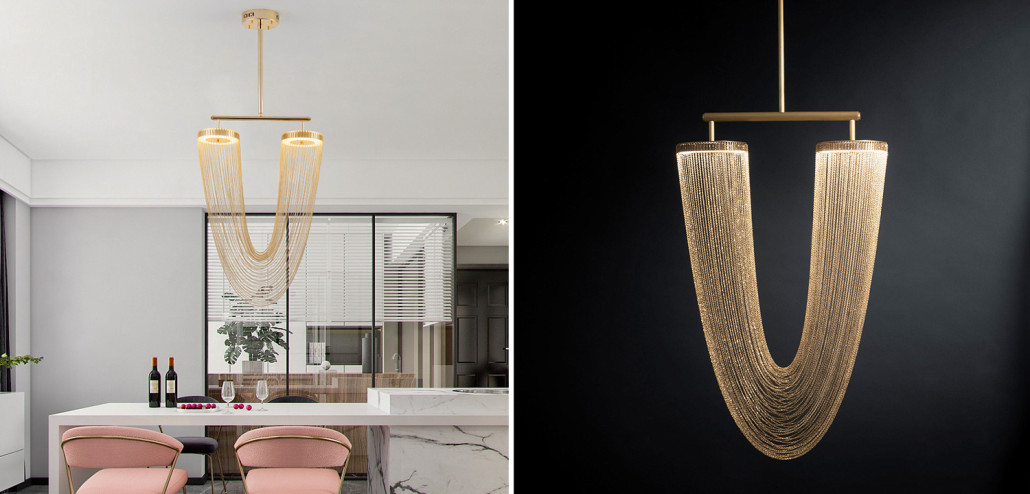 Люстра Otero Gold Larose Guyon