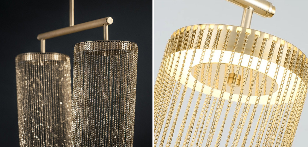 Люстра Otero Gold Larose Guyon