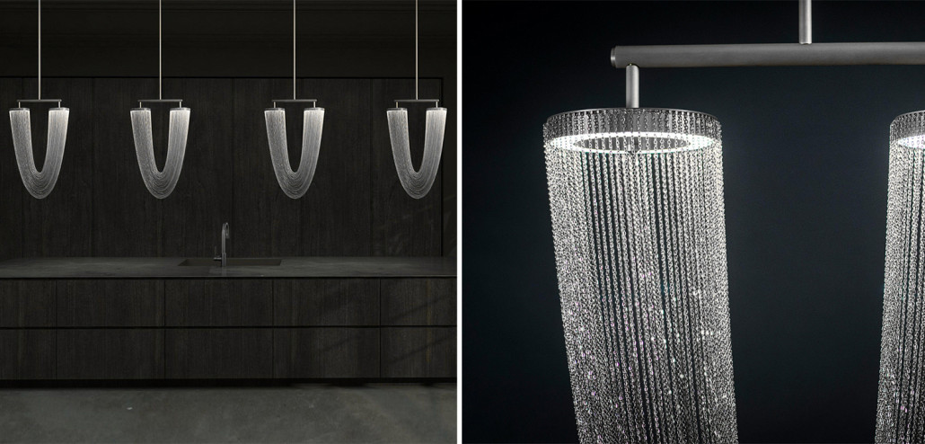 Люстра Otero Silver Larose Guyon