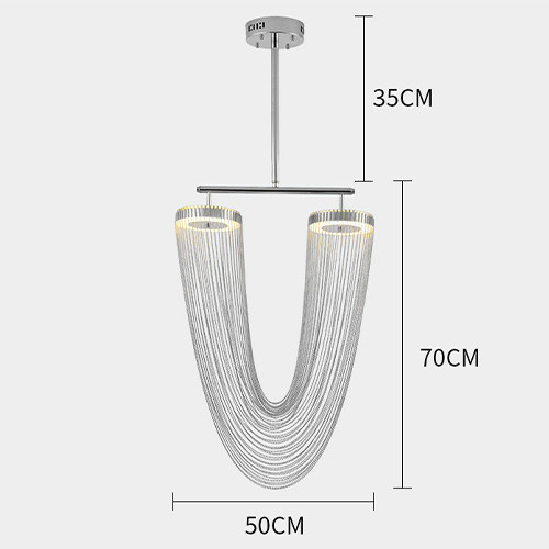 Люстра Otero Silver Larose Guyon