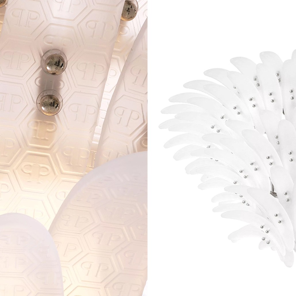 Люстра Philipp Plein Chandelier Bel Air L Белая