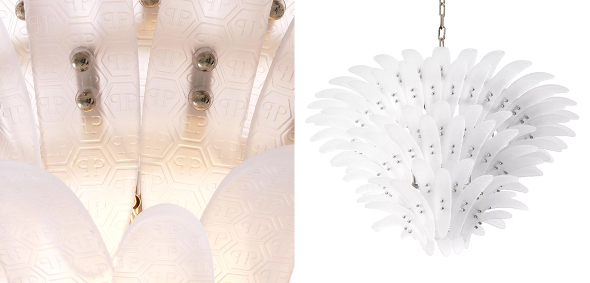 Люстра Philipp Plein Chandelier Bel Air L Белая