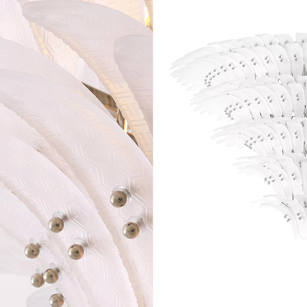 Люстра Philipp Plein Chandelier Bel Air XL Белая