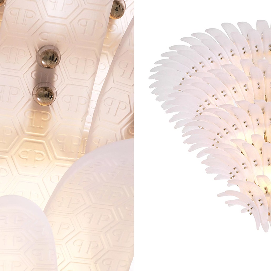 Люстра Philipp Plein Chandelier Bel Air XL Белая