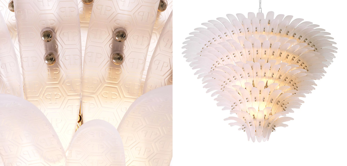 Люстра Philipp Plein Chandelier Bel Air XL Белая