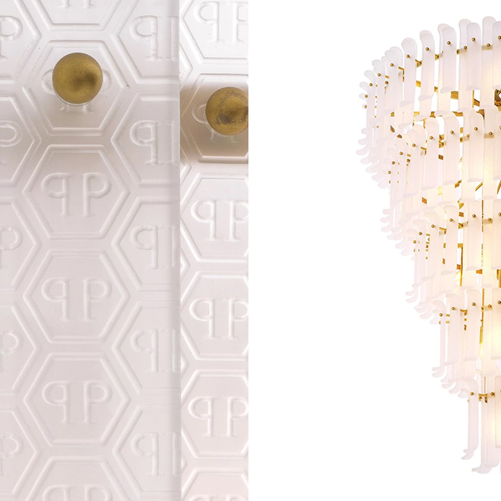 Люстра Philipp Plein Chandelier Rodeo Drive XXL Белая