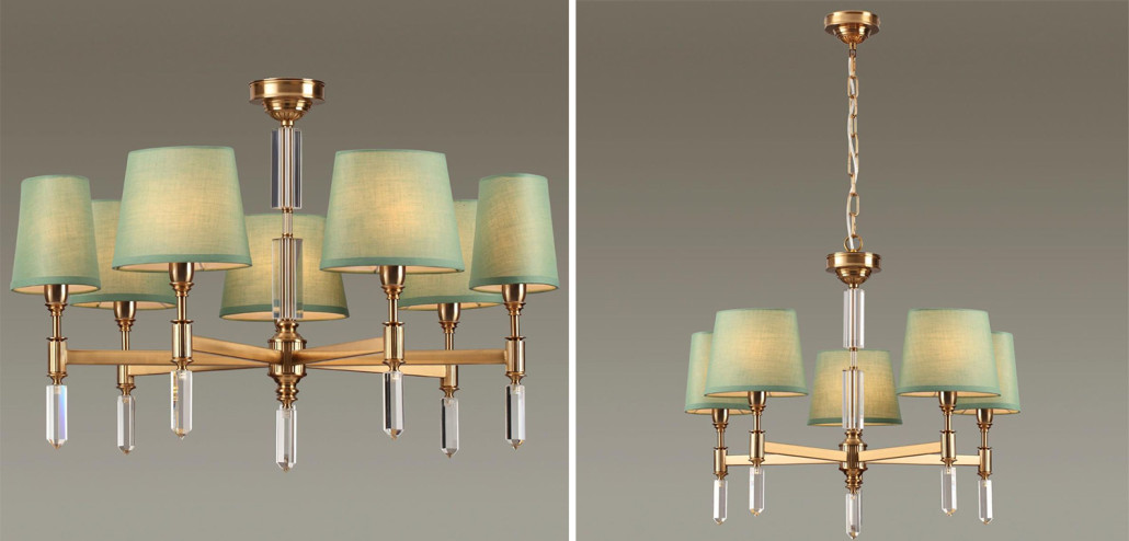 Люстра Ramona Green Chandelier