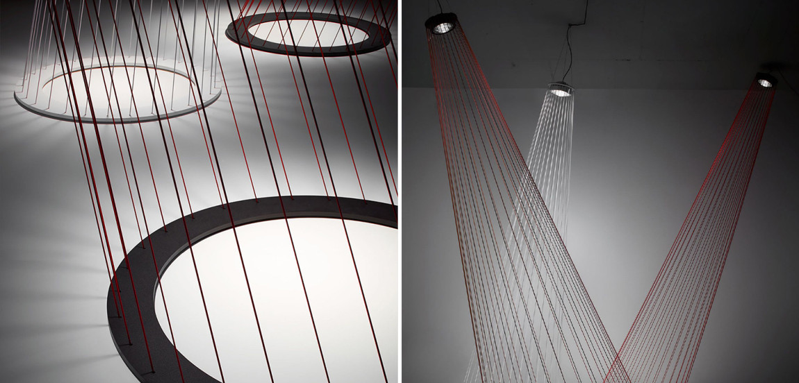 Люстра Ray Light Threads Object Lighting