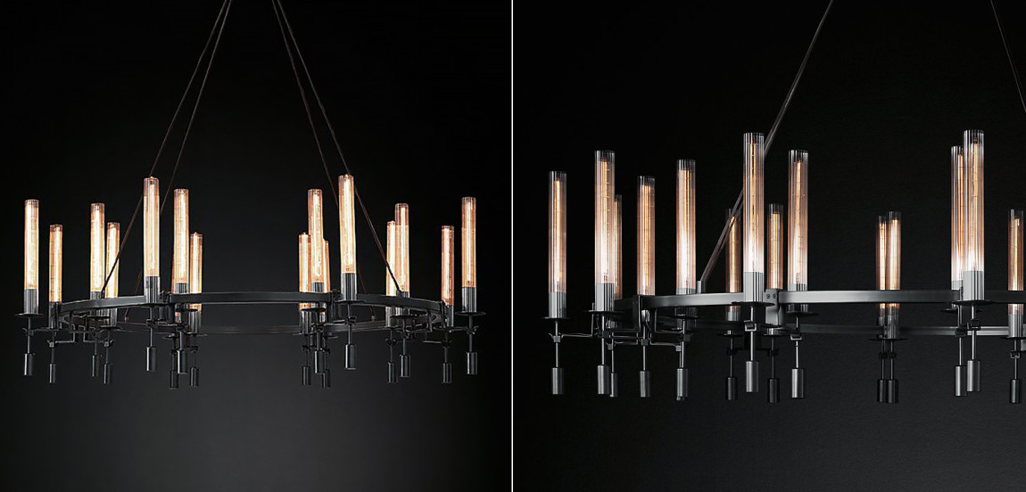 Люстра Fontanelle Chandelier black