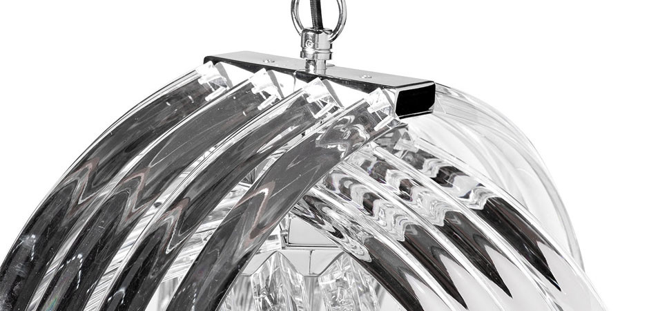 Люстра Retro FROZEN GLASS Chandelier Plexus