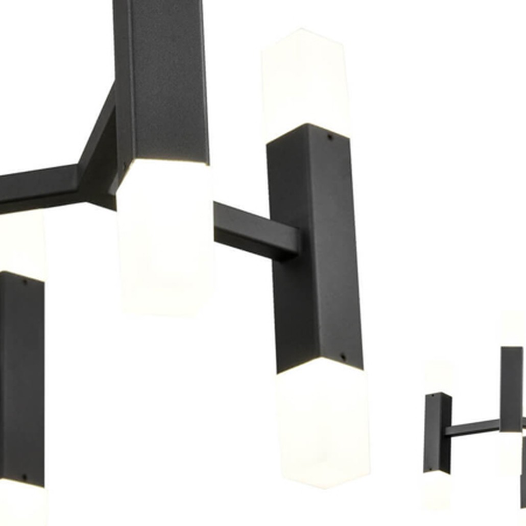 Люстра Rigor & Conciseness Lighting Angular Plafond Black