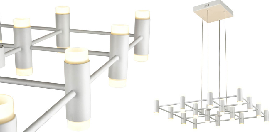 Люстра Rigor & Conciseness Lighting Round Plafond White