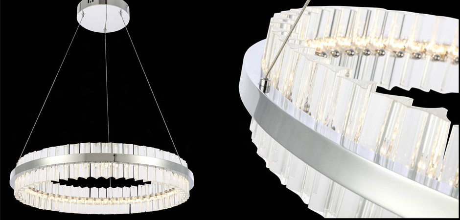 Люстра Ring Horizontal Chrome