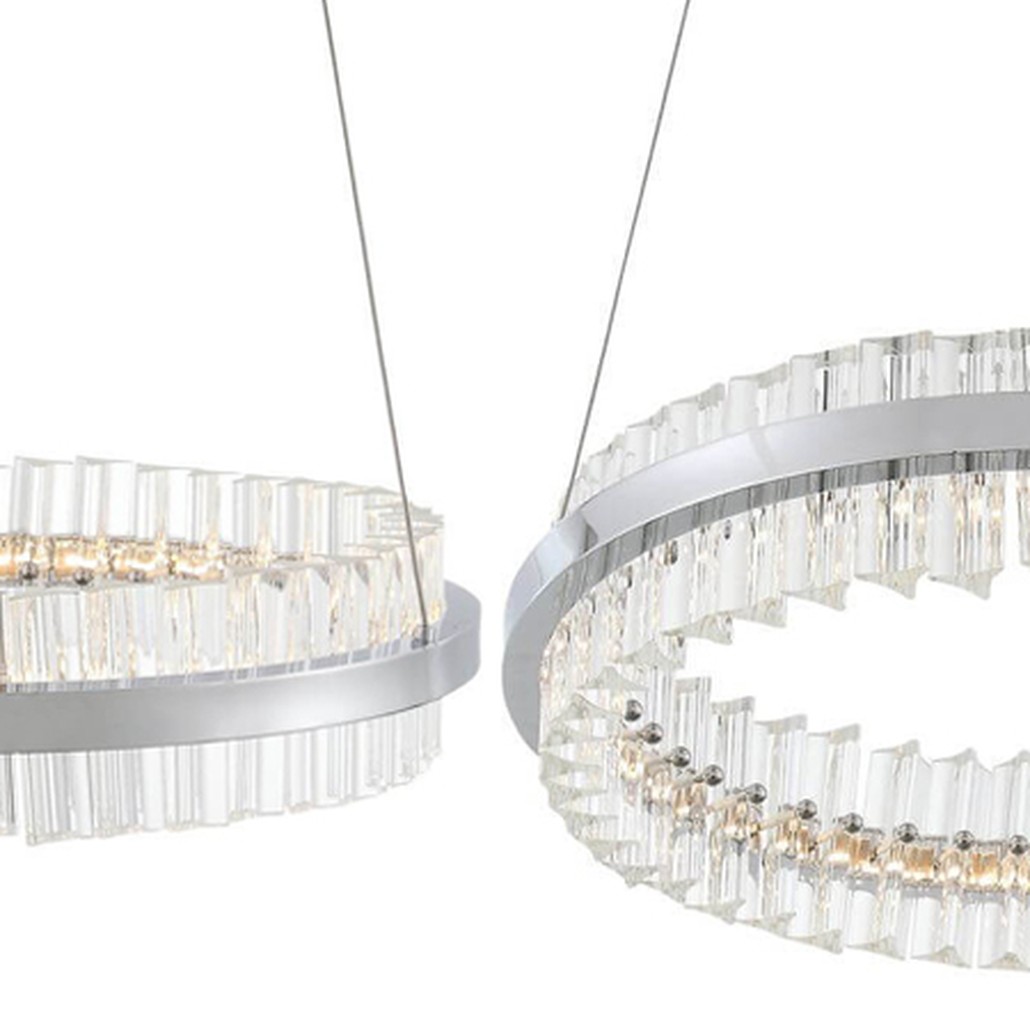 Люстра Ring Horizontal Chrome