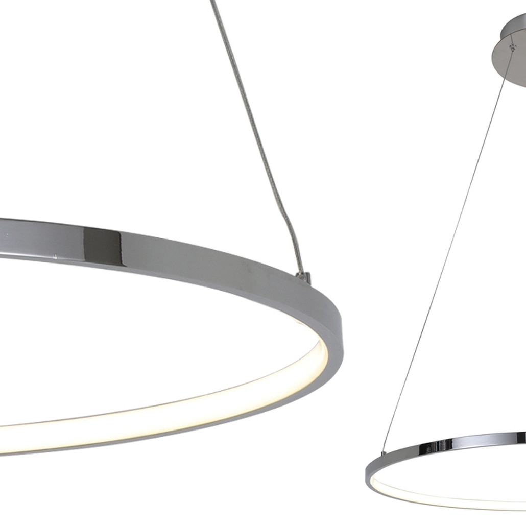 Люстра Ring Horizontal chromium 60