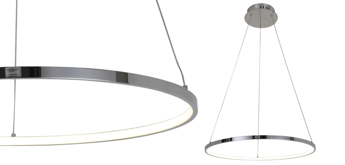 Люстра Ring Horizontal chromium 60