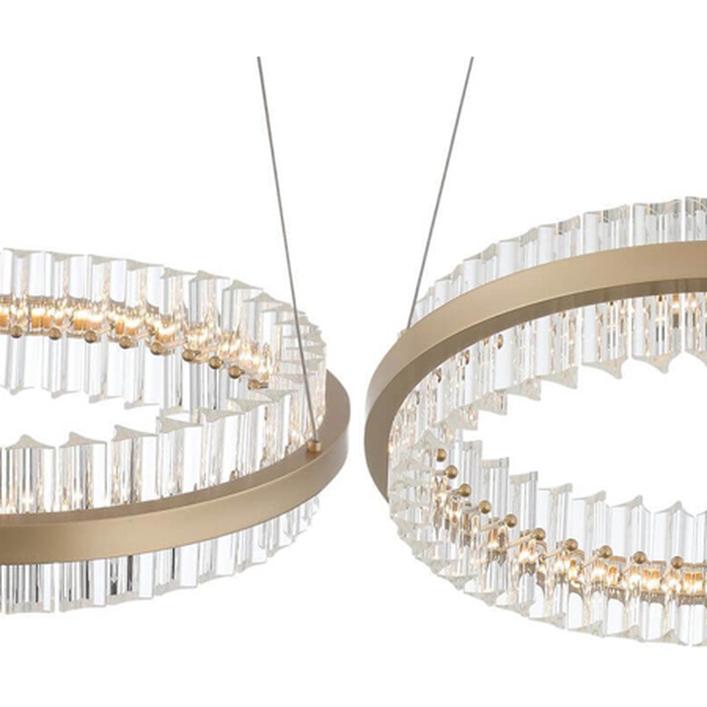 Люстра Ring Horizontal Gold